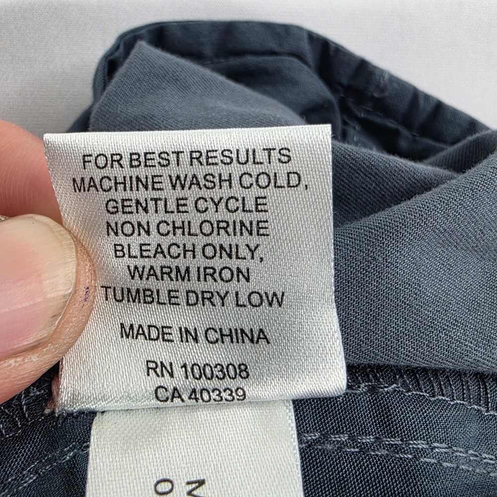 NEW Peter Millar Crown Gray Cotton Cashmere Blend Flat Front Trousers Mens 35x35 - Picture 9 of 14